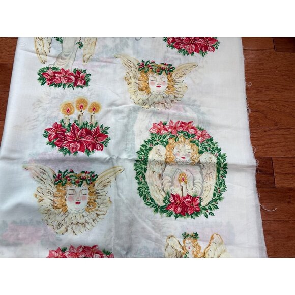 Heavenly Angels Cotton Fabric Panel 17"x58" Sewing Crafting Quilting Material wi - Picture 4 of 6